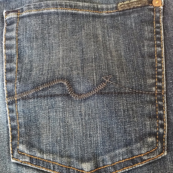 7 for All Mankind Slimmy Fit Denim - Straight Leg Sz 36 - Picture 7 of 10